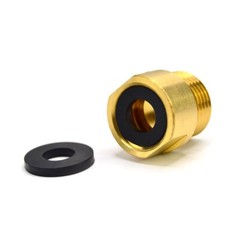 7/8″ Male Pipe x 1/2″ Female Pipe Adapter, Brass, Pipe Fitting