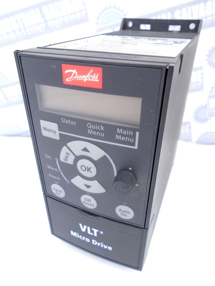 DANFOSS – 132F0002 – VLT Micro Drive 0.37 kW 0.5HP – 1X200-240V 3X0-VIN 0-400Hz