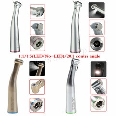 Dental 1:5/ 1:4.2/ 20:1/ 1:1 LED Fiber Optic Contra Angle fit NSK Electric uk