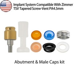 US Locator Abutment for Zimmer 3.5/4.5mm Retention Cap Inserts Tool 1.0-5.0mm GH