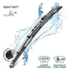 HELLA OE Quality 26″ All Seasons Graphite Coated Heavy Duty Rubber Wiper Blade