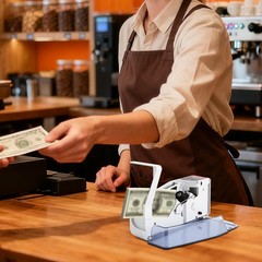 Money Counter Machine Currency Cash Bank Counterfeit Cash Counting Detector