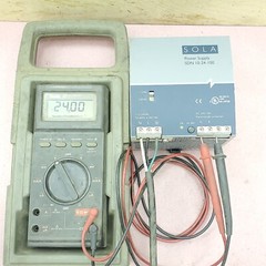 SOLA SDN 10-24-100 Power Supply 24VDC @ 10 Amps w/ 115/230 VAC Input – Perfect