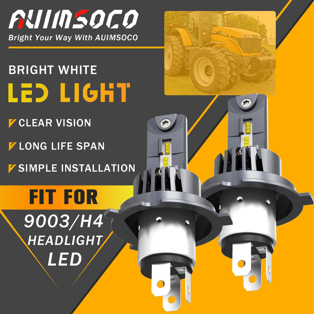 For Challenger MT645D MT655D MT665D LED Headlight Combo High/Low Beam Bulbs Kits