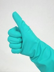 12 Pairs! MAPA A-15 Stansolv Nitile Green Cleaning Gloves Size 10 & 10-1/2 Large