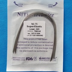 Dental Orthodontic Arch Wire Super Elastic Niti Round Ovoid /Nature Form