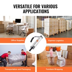 VEVOR Manual Shrink Stretch Wrap Dispenser Wrap Film Holder for 12″-20″ Film