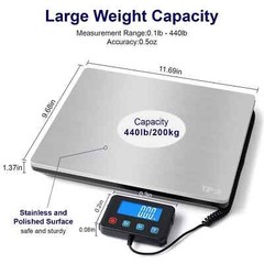 Digital Shipping Postal Scale 0.5 oz High Accuracy！440lb Commercial Weight