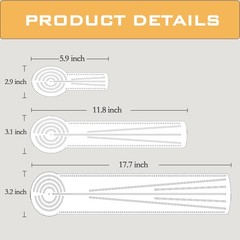 DAFENCHI 3in1 Mandala Ruler Tool with Holes, Mandala Dot Art Circle Maker, Co…