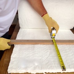 1″ CeraChem Ceramic Fiber Insulation 24″x 300″ FULL ROLL Thermal Ceramics 2600F