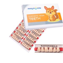 Dental Lab Denture Acrylic Resin Teeth Shade A1/A2/A3 Full Set Upper Lower Teeth