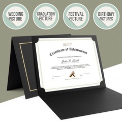 Golden State Art, Pack of 25, 8.5X11 Photo Folders, Cardboard Picture Frame, …