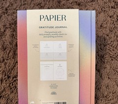 Papier Gratitude Journal “Little Daily Thanks” 6×8.5” Hardcover 192 Pages