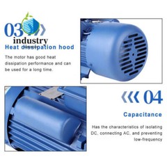 19MM 1400/2800RPM 220V 750W 1HP Powerful Electric Single Phase All Copper Motor