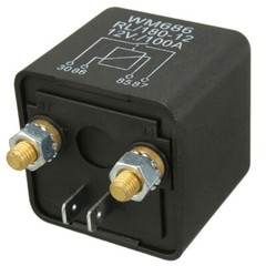 2PCS 12V 100Amp 4-Pin Heavy Duty ON/OFF Switch Split Charge Relay Fit Auto Boat
