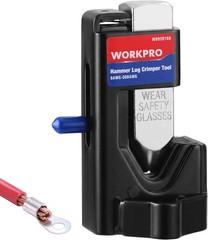 WORKPRO Battery Audio Weld Cables Hammer Crimper Wire Terminal Lug Crimping Tool
