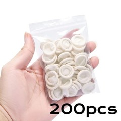 Rubber Finger Cots Anti-Slip Latex Finger Protector Gloves for Medical & Electro