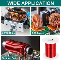 42AWG Magnet Wire 42Gauge Enameled Copper Wire 4 oz Magnetic Coil Wire 155C 311F