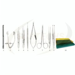 Pterygium Removal Surgery Instruments Set – CE Approved by Surtechs