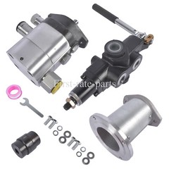 Aluminum Hydraulic Gear Pump Valve Coupling Installation Base 3/4” NPT 3600 RPM