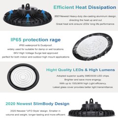 200W UFO LED High Bay Light,Commercial Warehouse led Lighting Stadium UFO Lights