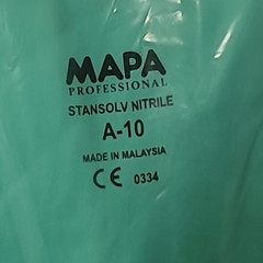 MAPA Nitrile Gloves Size 11 A-10 StanSolv Pack of 12 Pair