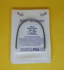 50Packs Dental Super Elastic NITI Arch Wires Orthodontic Round Ovoid/Nature Form