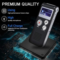 Digital Voice Recorder Dictaphone MP3 WAV Audio Recorder USB MP3 Player Lecture