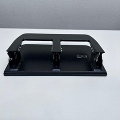 3-Hole Heavy-Duty Punch – BLACK