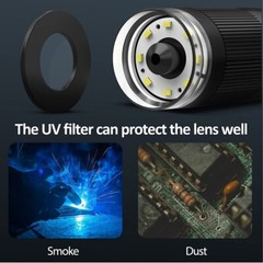 Elikliv 10” Digital Microscope 1300X Jewelry Loupe Coin Magnifier w/ LED Light