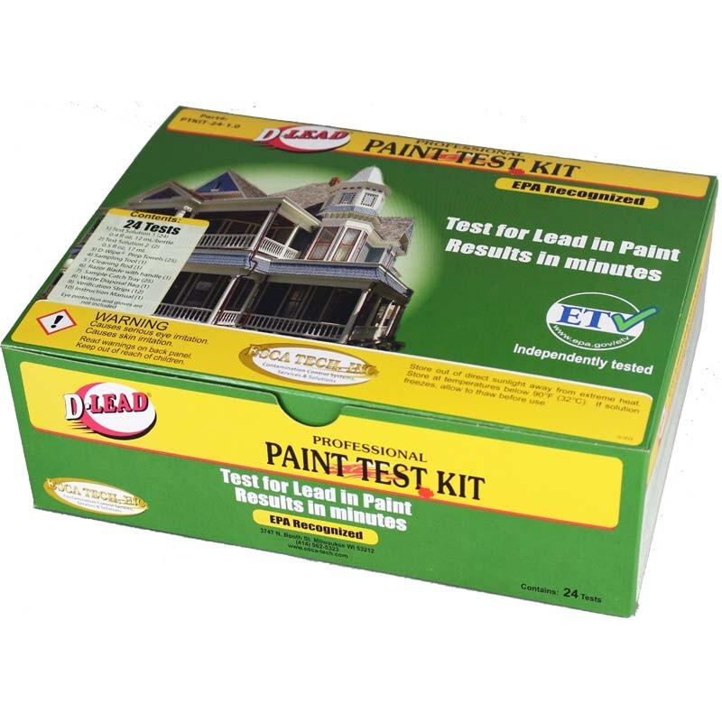 D-Lead Lead Paint Test Kits – Box Contains 24 Tests