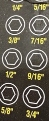 Klein Tools 32934 9-in-1 Impact Rated Flip Socket Set
