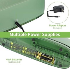 Electric 3 Hole Punch, Effortless 20-Sheet Capacity – AC or Battery Powered