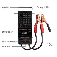 6/8/12/14/16/24V Battery Load Tester Automotive Battery Analyzer Car Battery …