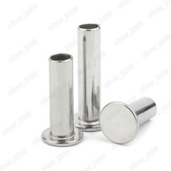 304 Stainless Steel Thin Flat Head Semi Tubular Rivets M2 M2.5 M3 M4 M5 M6