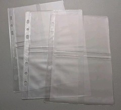 Vtg 1990s-2000s Authentic Louis Vuitton GM Agenda Refill Pages & Plastic Pockets