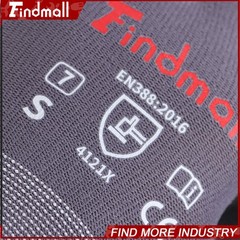 Findmall 3 Pairs Work Gloves MicroFoam Nitrile Coated Knit Nylon Gloves S-Size