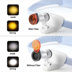 Dental LED Headlamp Cordless Laboratory 5W Surgical Head Light 15000-40000lux