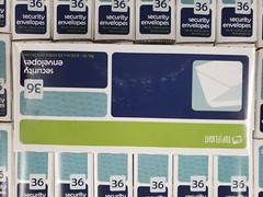 Cs/24 Top Flight #10 Security Envelopes 4.125 x 9.5 Box of 36 (864 Total)