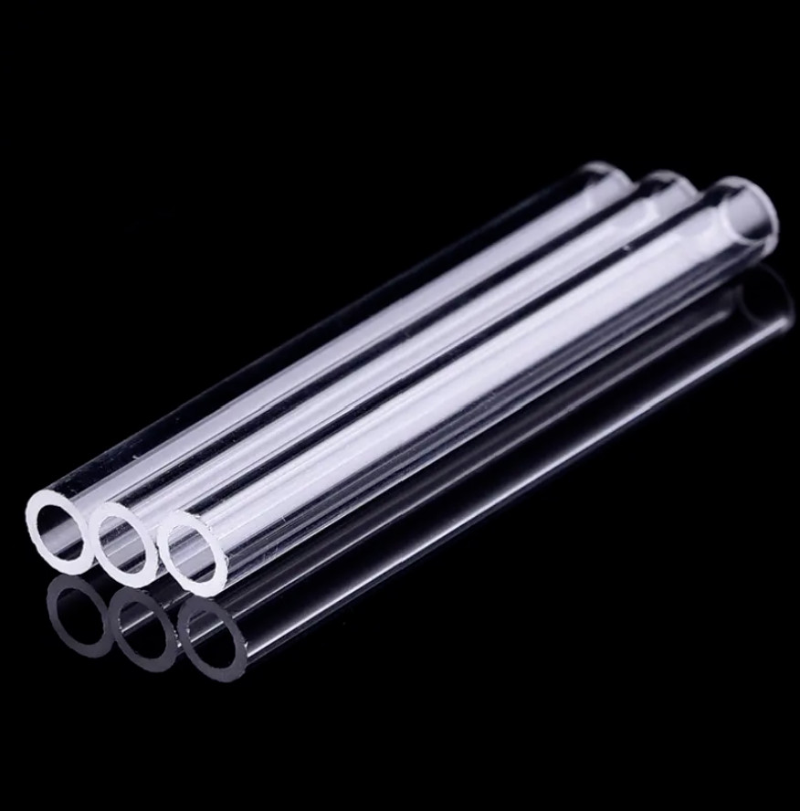 10/25/50/100 4 Inch Clear Pyrex Glass Blowing Tube 10mm 1 mm Thick Wall