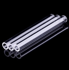 10/25/50/100 4 Inch Clear Pyrex Glass Blowing Tube 10mm 1 mm Thick Wall