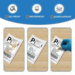 4×6 thermal labels 500 Labels/Stack for MUNBYN Rollo Zebra – 500 Labels