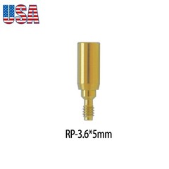 Dental Healing Abutment Cap Cover Screw Fit Nobel Active RP NP Height 3/5/7mm