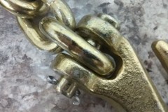 Peerless H3240-6220 1/2 In Trade Size 70 Grade 20 Ft L Straight Chain w/Hooks
