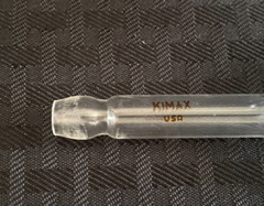 Kimble Kimax Glass “Y” Shaped Hose Connecting Tube, 4 3/4″ H x 1 1/2″ W, 12mm OD