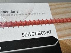 Simpson Strong-Tie SDWC15600-KT 6″ Strong Drive Structural Screws 50 Screws