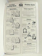 Vintage SHAPES ETC Creative Writing Book (1989) Clown – 10 Jumbo Sheets Paper