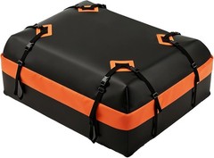 15/20 Cubic Feet Car Roof Bag Waterproof Rooftop Cargo Carrier w/Lock&Storage Ba