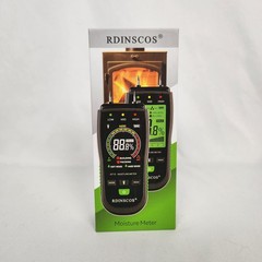 Rdinscos digital moisture meter wood for firewood drywall & lumber pin-type