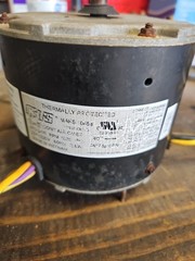 Mars 10453 Condensing Fan Motor 1/3 to 1/6 HP 230V 1 Speed Tested and Working